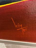 Abstract Vogel Schilderij, Antiek en Kunst, Kunst | Schilderijen | Klassiek, Ophalen of Verzenden