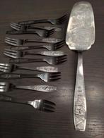 Taartschep met vorkjes, Antiek en Kunst, Ophalen of Verzenden