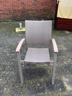 4 stapelbare Tuinstoelen, Tuin en Terras, Tuinstoelen, Ophalen, Zo goed als nieuw, Overige materialen, Stapelbaar