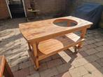 Douglas BBQ Tafel voor Large Kamado, Ophalen, Zo goed als nieuw, Douglas Hout