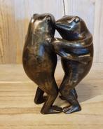 DANSENDE KIKKERS / bronzen beeld, Dierenbeeld, Nieuw, Info@huisentuindecoratiemarie.nl, Huis en tuin decoratie marie