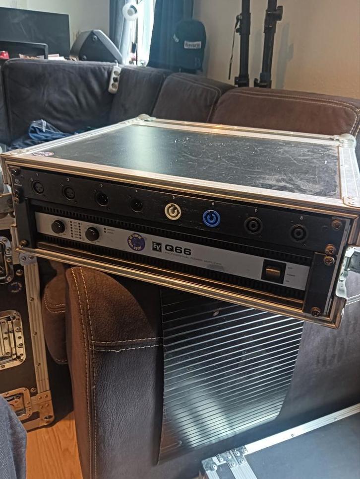 Electro voice q66 mk2 versterker en meer, Muziek en Instrumenten, Versterkers | Keyboard, Monitor en PA, Zo goed als nieuw, 1000 watt of meer