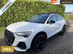 Audi Q3 Sportback 45 TFSIe|SLINE|SONOS|PANODAK|20inch, Auto's, Stof, Gebruikt, Zwart, Wit