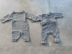 Twee grijze boxpakjes maat 56, Kinderen en Baby's, Babykleding | Maat 50, Ophalen of Verzenden, Zo goed als nieuw, Jongetje of Meisje