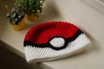 Pokemon muts, pokemon bal, kindermuts, 134 t/m 140, Jongen of Meisje, Handgemaakt, Nieuw