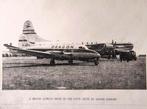 print afb.  Dragon Airways HeronLondon Airport jaren 50, Ophalen of Verzenden, Zo goed als nieuw, Kaart, Foto of Prent