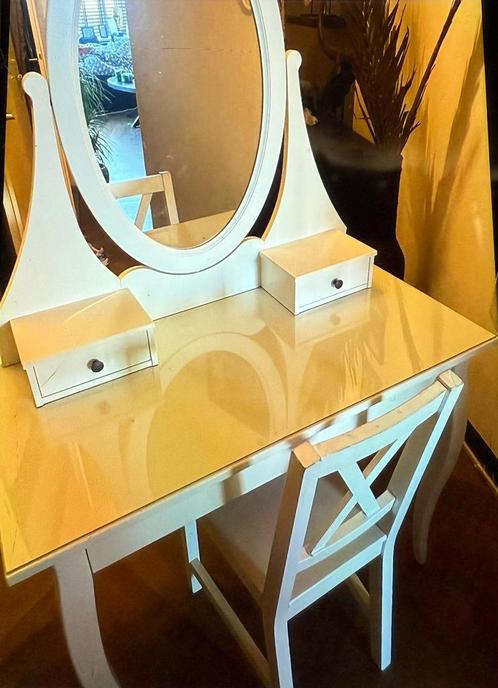 Mooie make-up/kaptafel., Huis en Inrichting, Tafels | Kaptafels, Zo goed als nieuw, Minder dan 100 cm, 50 tot 100 cm, Hout, Ophalen