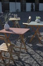 Houten Vintage Klaptafels partij, Gebruikt, 50 tot 100 cm, Vintage, Tot twee personen