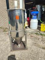 Gistvat RVS 50 liter conisch, Hobby en Vrije tijd, Overige Hobby en Vrije tijd, Ophalen, Gebruikt
