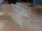 Vintage plexiglas lectuurbak., Huis en Inrichting, Woonaccessoires | Krantenbakken en Lectuurbakken, Ophalen of Verzenden, Gebruikt