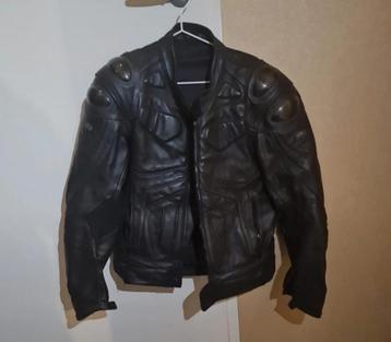 Stoere Polo Leren Motorjas - Carbon Protectie - Maat 52 m/L beschikbaar voor biedingen