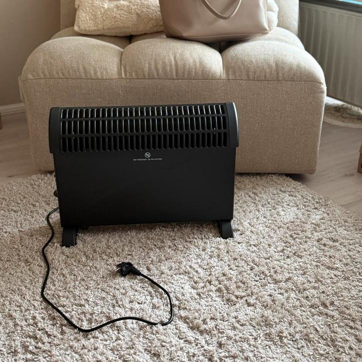 Handson convectorkachel 2000W Turbo Zwart, nieuw!, Huis en Inrichting, Kachels, Nieuw, Vrijstaand, Overige soorten, Elektrisch