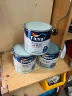 Flexa muurverf 3x 2.5 liter nieuw, Doe-het-zelf en Verbouw, Ophalen, Nieuw, Verf, Minder dan 5 liter