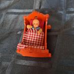 Houten schommel wiegje met baby lundby, Verzamelen, Ophalen of Verzenden, Zo goed als nieuw