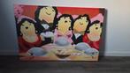 Schilderij: Mooie Originele Dikke Dames aan Tafel, Ophalen