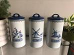 Mooie set koffie-, thee- en suikerbus Typisch Hollands, Ophalen of Verzenden