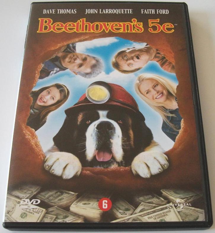 Dvd *** BEETHOVEN'S 5E ***, Cd's en Dvd's, Dvd's | Kinderen en Jeugd, Zo goed als nieuw, Film, Komedie, Vanaf 6 jaar, Ophalen of Verzenden