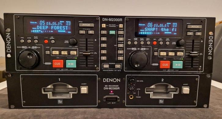 DENON DN-M2300R Professional Twin MD Recorder/Player, Audio, Tv en Foto, Walkmans, Discmans en Minidiscspelers, Ophalen of Verzenden