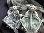 Little Dutch knuffeldoekje adventure konijn mint groen blauw, Ophalen of Verzenden, Gebruikt