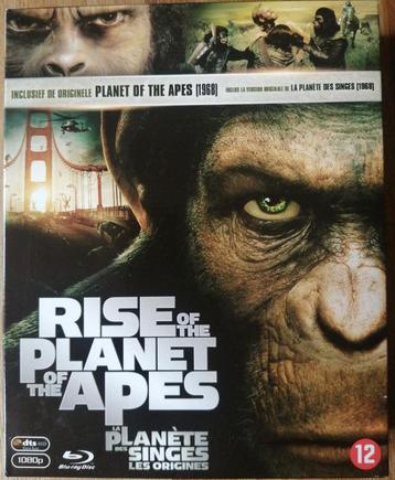 Rise of the planet of the apes + Planet of the apes - BluRay beschikbaar voor biedingen