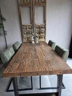 Mooie eetkamertafel en stoelen, Ophalen, Zo goed als nieuw