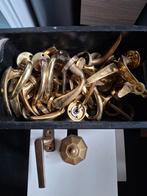 Messing Deurklinken, Doe-het-zelf en Verbouw, Hang- en Sluitwerk, Ophalen of Verzenden, Gebruikt, Koper of Messing, Klink of Kruk