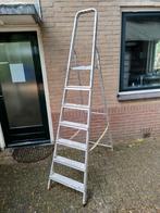 goede aluminium trap ,7 treden., Doe-het-zelf en Verbouw, Ladders en Trappen, Ophalen of Verzenden, Gebruikt, Minder dan 2 meter
