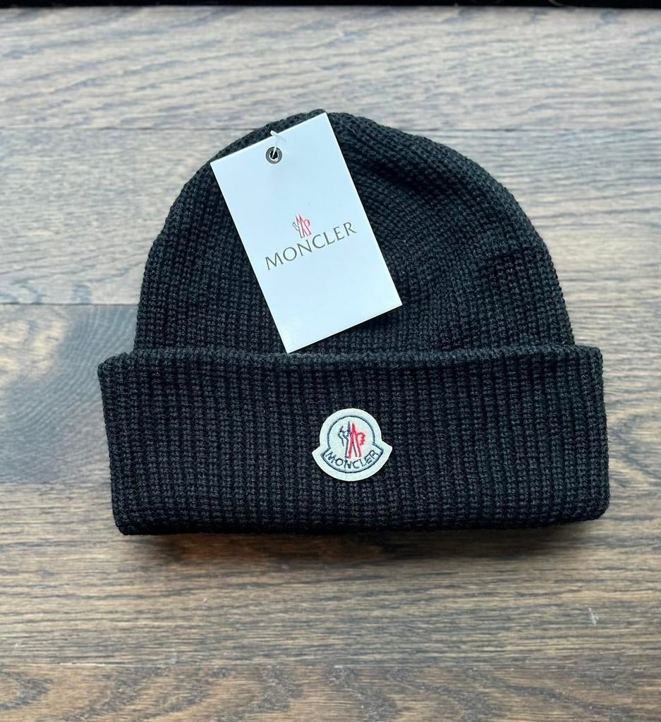 Moncler Muts Zwart - 10 stuks, Ophalen of Verzenden, Nieuw, One size fits all, Hoed