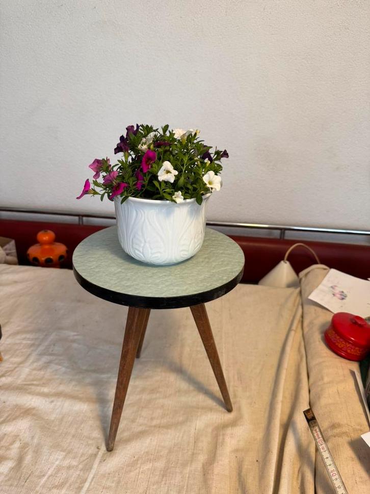 Plantentafeltje,fifties,sixties, Rockabilly, vintage, Huis en Inrichting, Woonaccessoires | Overige, Gebruikt, Ophalen of Verzenden