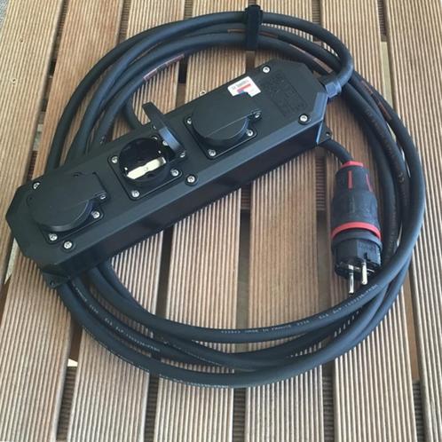 Mennekes stekkerblok met 5 meter kabel 230V AC IP54, Muziek en Instrumenten, Kabels en Stekkers, Nieuw, Apparatuur, Verzenden