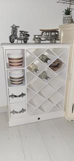 Riviera Maison Wijnkastje - 70x31x90 cm, Ophalen, 15 tot 25 flessen, Zo goed als nieuw, 75 cm of meer
