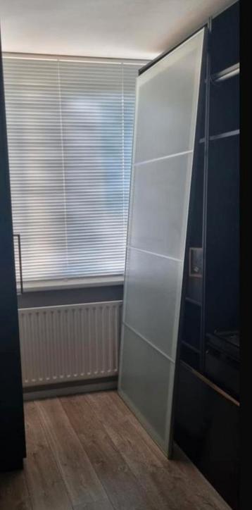 2x schuifdeur voor Ikea PAX kast (incl railsysteem) beschikbaar voor biedingen