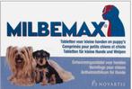 Milbemax ontworming puppy's en volwassen hond <5 kg, Nieuw, Ophalen of Verzenden