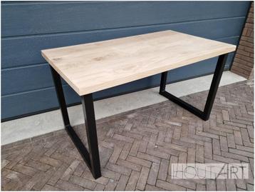 Bureau U-poot staal eiken beschikbaar voor biedingen