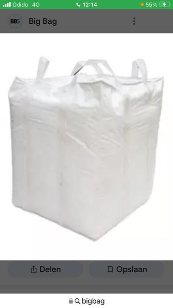 BIGBAG ZAND/BOUWAFVAL beschikbaar voor biedingen