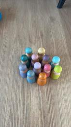 Grimm's Houten Pastelvriendjes - 12 Stuks, Kinderen en Baby's, Speelgoed | Houten speelgoed, Ophalen of Verzenden, Zo goed als nieuw