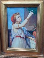 Olieverf op Paneel in Baroklijst, Ophalen of Verzenden