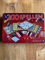 Spellenbox metaal, Hobby en Vrije tijd, Gezelschapsspellen | Bordspellen, Ophalen, Zo goed als nieuw