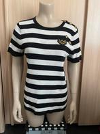 Ralph lauren trui bretonse strepen wit zwart goud 38 m, Maat 38/40 (M), Wit, Ophalen of Verzenden, Ralph Lauren