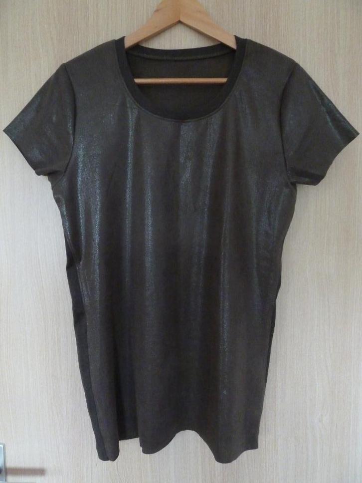 Heel apart topje, Kleding | Dames, Tops, Zo goed als nieuw, Maat 42/44 (L), Groen, Korte mouw, Ophalen of Verzenden