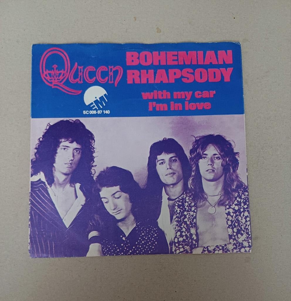 Queen - Bohemian Rhapsody, 7 inch, Single, Ophalen of Verzenden, Zo goed als nieuw