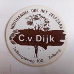 Oude sticker. Houthandel Doe het Zelfzaak C.v.Dijk. Zeilberg, Ophalen of Verzenden, Zo goed als nieuw, Overige typen