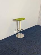 5 x Arper Babar kruk, hoogte verstelbaar, groen/wit/chroom, Ophalen, In hoogte verstelbaar, 60 tot 90 cm, Gebruikt