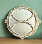 Retro vintage oude stalraam van gietijzer koper goud wit, Huis en Inrichting, Woonaccessoires | Spiegels, Minder dan 50 cm, Gebruikt