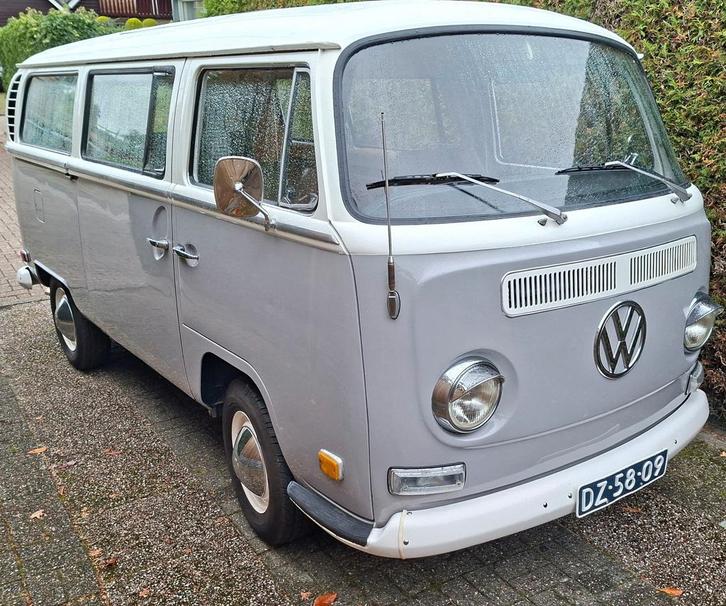 Volkswagen T2a baywindow deluxe camper, Auto's, Oldtimers, Particulier, Open dak, Radio, Schuifdeur, Trekhaak, Volkswagen, Benzine