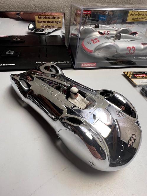 Carrera DIGITAL124 SPESIAL CROME AUTO UNION TYP C, Kinderen en Baby's, Speelgoed | Racebanen, Elektrisch, Carrera, Ophalen of Verzenden