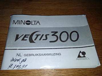 Gebruiksaanwijzing Minolta Vectis 300 (NL) beschikbaar voor biedingen