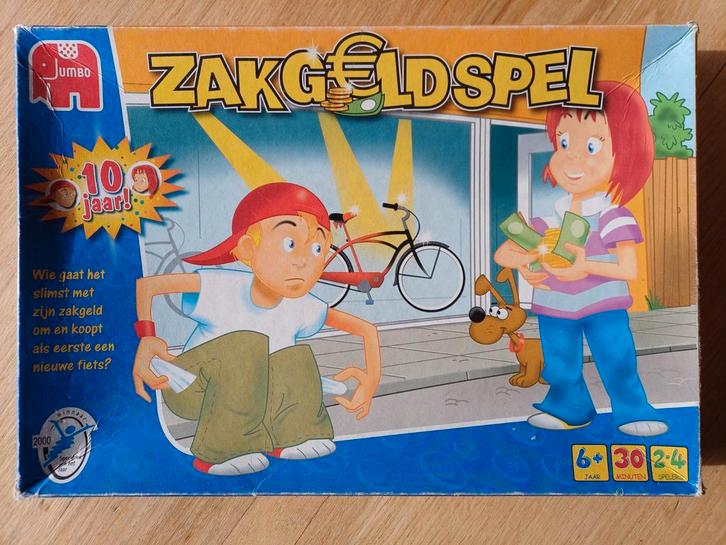 Zakgeldspel - Jumbo, Hobby en Vrije tijd, Gezelschapsspellen | Bordspellen, Gebruikt, Drie of vier spelers, Ophalen of Verzenden