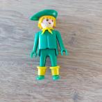 playmobil vintage figuurtje groen geel met hoed, Ophalen of Verzenden, Gebruikt