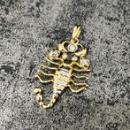 14 karaat gouden hanger schorpioen massief, Sieraden, Tassen en Uiterlijk, Kettinghangers, Ophalen of Verzenden, Zo goed als nieuw